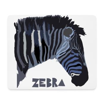 zebra - Mouse Pad (horizontal) - white - Front