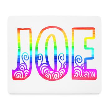 joe rs rainbow - Mouse Pad (horizontal) - white - Front