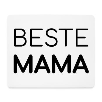 Beste Mama - Mousepad (Querformat) - Weiß - Vorne