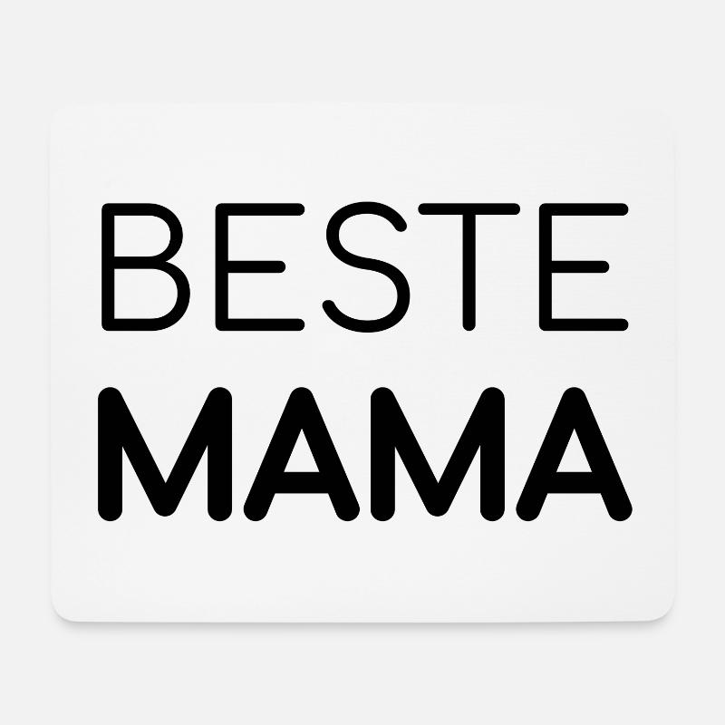 Beste Mama - Mousepad (Querformat) - Weiß