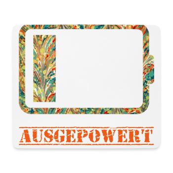 battery e 20 - Mouse Pad (horizontal) - white - Front
