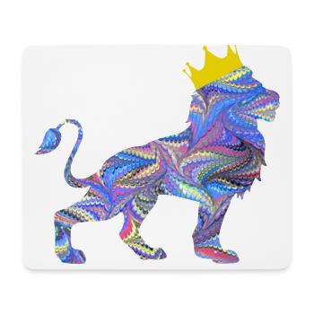 lion e 45 - Mouse Pad (horizontal) - white - Front