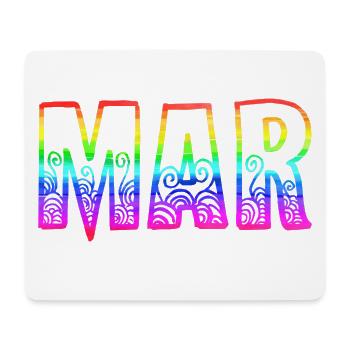 mar rs regenbogen - Mousepad (Querformat) - Weiß - Vorne