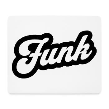 Funk Retro Script - Mouse Pad (horizontal) - white - Front