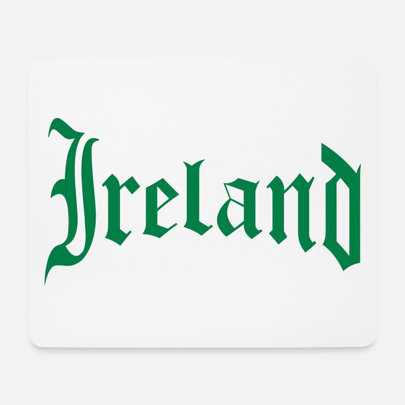 Irland - Mousepad (Querformat) - Weiß