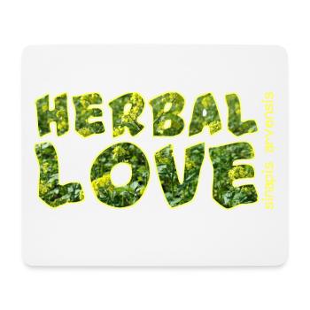 Herbal Love Mustard - Mouse Pad (horizontal) - white - Front
