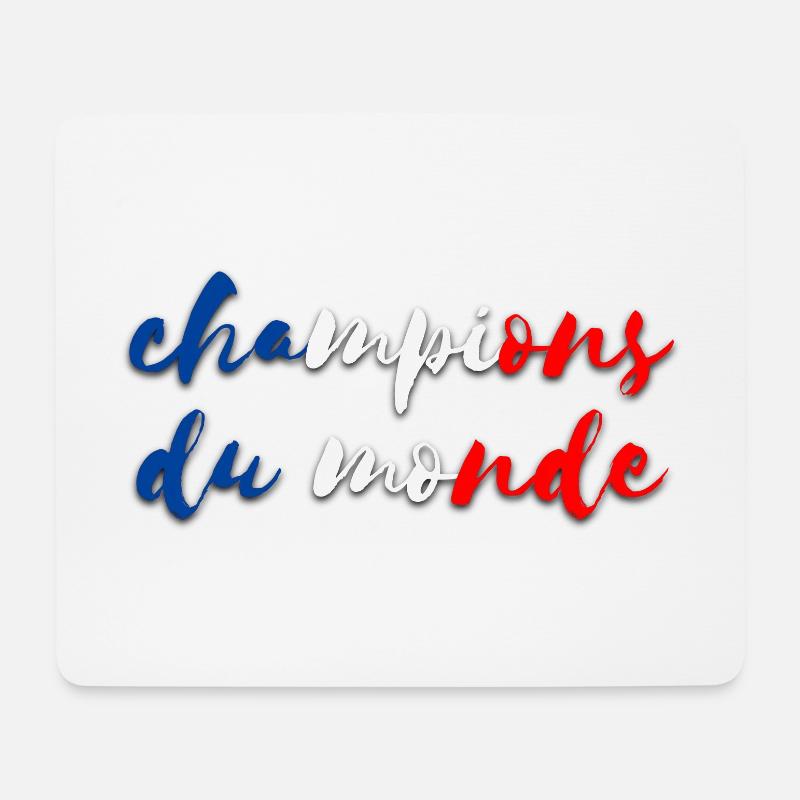Champions du Monde - Mouse Pad (horizontal) - white