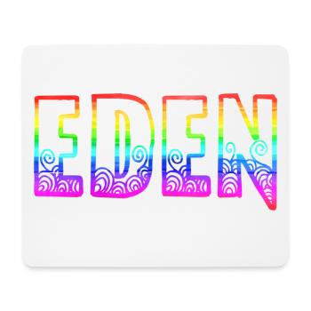 eden rs regenbogen - Mousepad (Querformat) - Weiß - Vorne