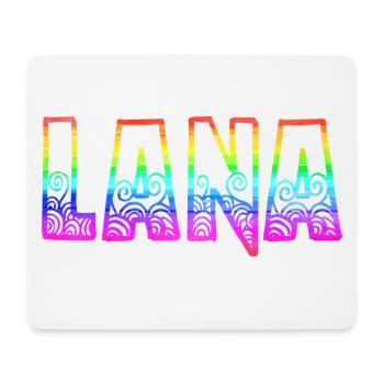lana rs regenbogen - Mousepad (Querformat) - Weiß - Vorne