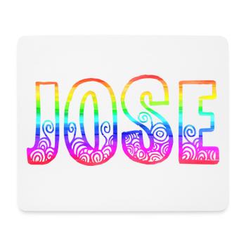 jose rs regenbogen - Mousepad (Querformat) - Weiß - Vorne