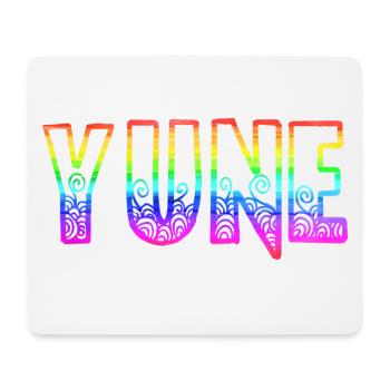 Yune RS Rainbow - Mouse Pad (horizontal) - white - Front
