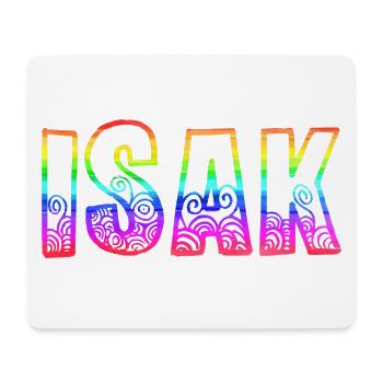 isak rs rainbow - Mouse Pad (horizontal) - white - Front