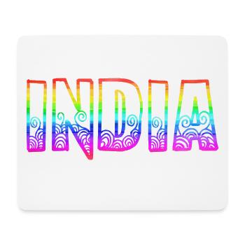 inde rs arc-en-ciel - Tapis de souris (format paysage) - blanc - Devant