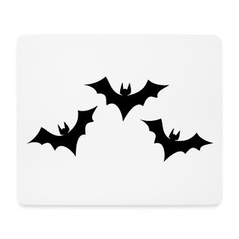 Bat formation - Mouse Pad (horizontal) - white - Front
