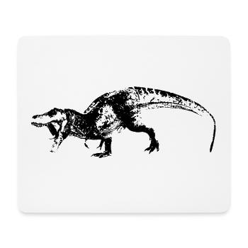 T-Rex Tyrannosaurus Rex Tyranno dinosaure lézard - Tapis de souris (format paysage) - blanc - Devant