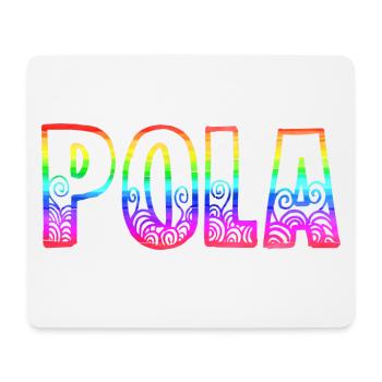 pola rs regenbogen - Mousepad (Querformat) - Weiß - Vorne