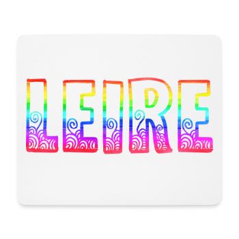 leire rs arc-en-ciel - Tapis de souris (format paysage) - blanc - Devant