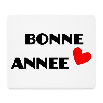 BONNE ANNEE. SAINT SYLVESTRE. NOUVELLE ANNÉE - Tapis de souris (format paysage) - blanc - Devant