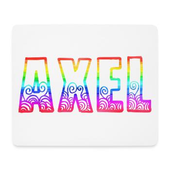 axel rs regenbogen - Mousepad (Querformat) - Weiß - Vorne