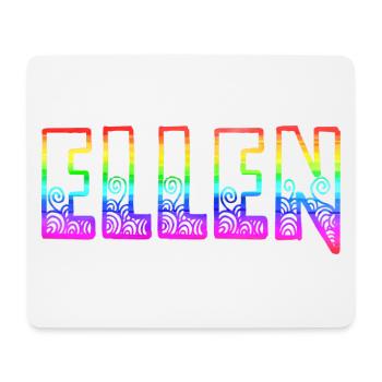 ellen rs regenbogen - Mousepad (Querformat) - Weiß - Vorne