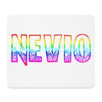nevio rs arc-en-ciel - Tapis de souris (format paysage) - blanc - Devant