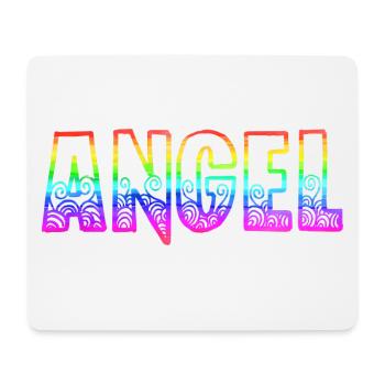 angel rs regenbogen - Mousepad (Querformat) - Weiß - Vorne