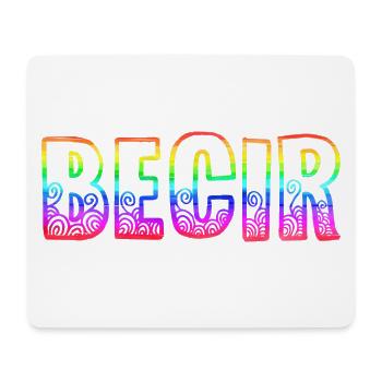 becir rs arc-en-ciel - Tapis de souris (format paysage) - blanc - Devant