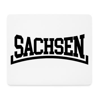 Sachsen - Mousepad (Querformat) - Weiß - Vorne