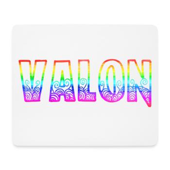 valon rs arc-en-ciel - Tapis de souris (format paysage) - blanc - Devant