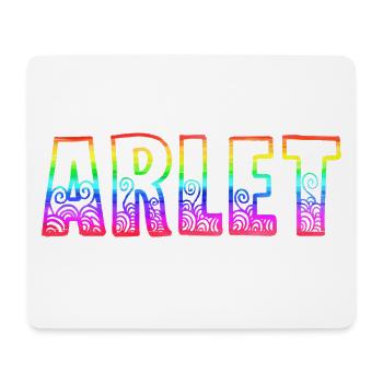 arlet rs rainbow - Mouse Pad (horizontal) - white - Front