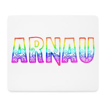 arnau rs regenbogen - Mousepad (Querformat) - Weiß - Vorne
