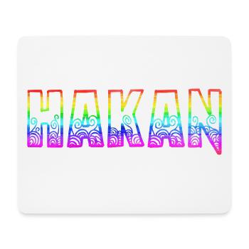 hakan rs regenbogen - Mousepad (Querformat) - Weiß - Vorne