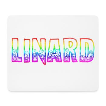 linard rs arc-en-ciel - Tapis de souris (format paysage) - blanc - Devant