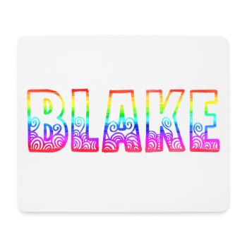 blake rs arc-en-ciel - Tapis de souris (format paysage) - blanc - Devant