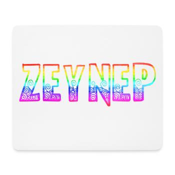 zeynep rs regenbogen - Mousepad (Querformat) - Weiß - Vorne