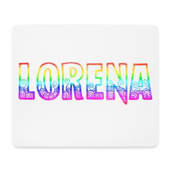 lorena rs rainbow - Mouse Pad (horizontal) - white - Front