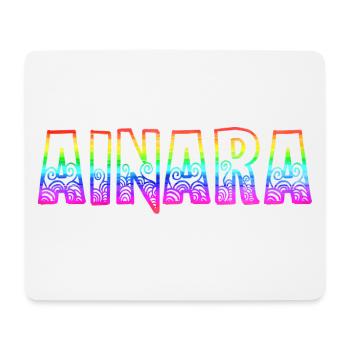 ainara rs rainbow - Mouse Pad (horizontal) - white - Front