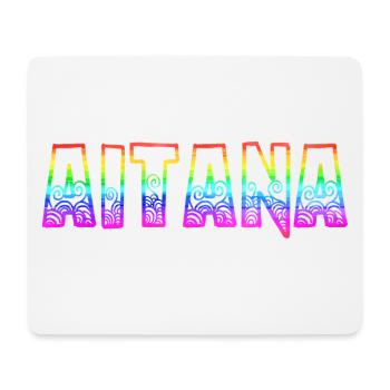 aitana rs rainbow - Mouse Pad (horizontal) - white - Front