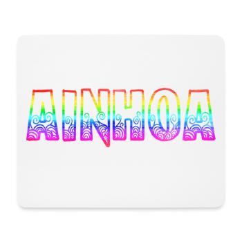 ainhoa rs arc-en-ciel - Tapis de souris (format paysage) - blanc - Devant