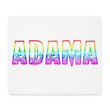 Adama RS Arc-en-ciel - Tapis de souris (format paysage) - blanc - Devant