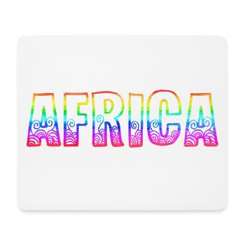 africa rs rainbow - Mouse Pad (horizontal) - white - Front