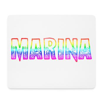 marina rs regenbogen - Mousepad (Querformat) - Weiß - Vorne