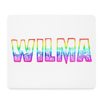wilma rs regenbogen - Mousepad (Querformat) - Weiß - Vorne