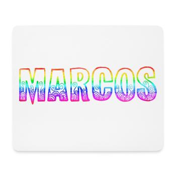 Marcos RS Rainbow - Mouse Pad (horizontal) - white - Front