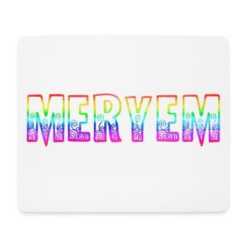 Meryem RS Rainbow - Mouse Pad (horizontal) - white - Front