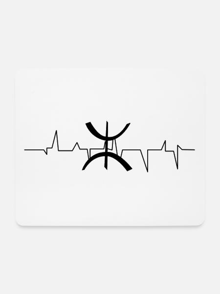 Amazigh - Mousepad (Querformat) - Weiß