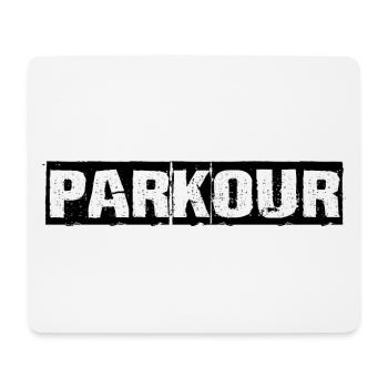 parkour - Mousepad (Querformat) - Weiß - Vorne