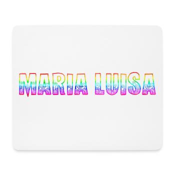 Maria Luisa RS Arc-en-ciel - Tapis de souris (format paysage) - blanc - Devant