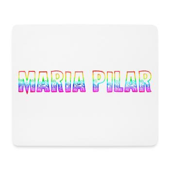 Maria Pilar RS Arc-en-ciel - Tapis de souris (format paysage) - blanc - Devant