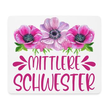 Mittlere Schwester - Mousepad (Querformat) - Weiß - Vorne